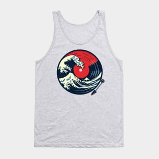 Vinyl Wave Tank Top